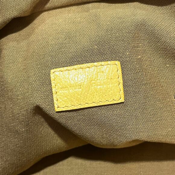 FENDI Zip Top Yellow FF Nylon Vintage Tote - Picture 9 of 16